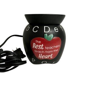 Scentsy Mid-Size Scentsy Warmer "The Best Teachers Teach From The Heart" ABC